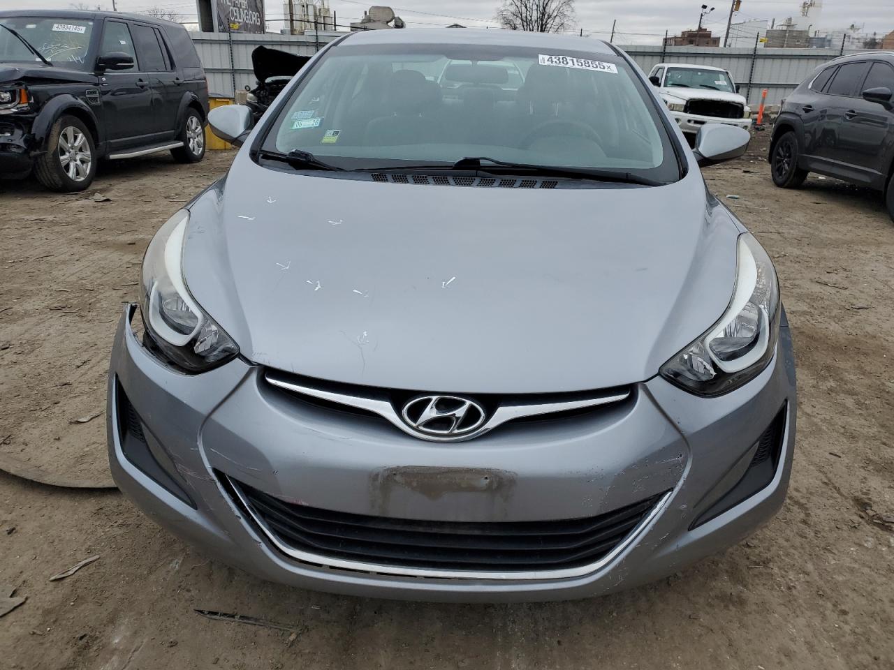 2016 Hyundai Elantra VIN 5NPDH4AE5GH783924 Copart auction photo, vandalism / side damage thumbnail 5