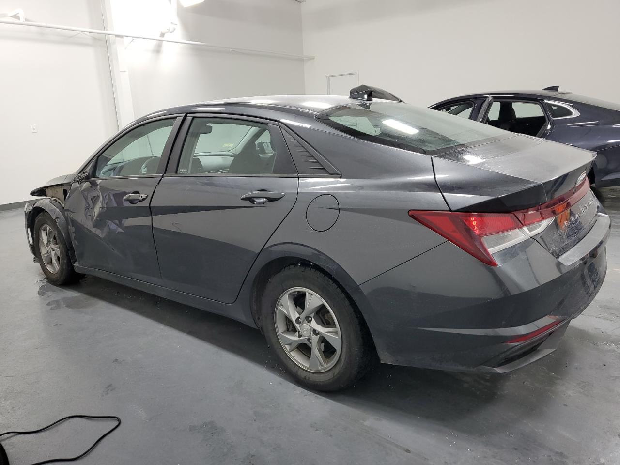 2021 Hyundai Elantra VIN 5NPLL4AG4MH041196 Copart auction photo, front end / side damage thumbnail 2