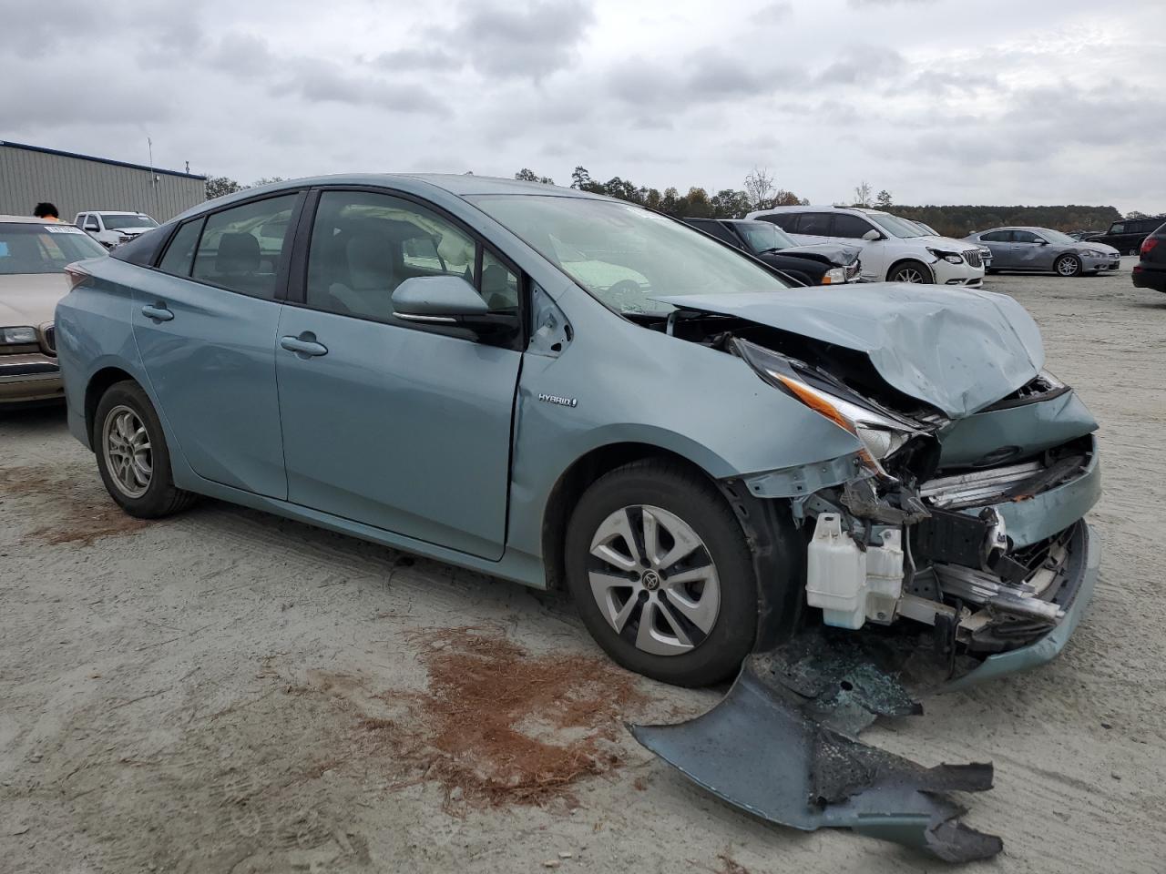 2018 Toyota Prius VIN JTDKARFU0J3549301 Copart auction photo, front end / minor dent/scratches damage thumbnail 4