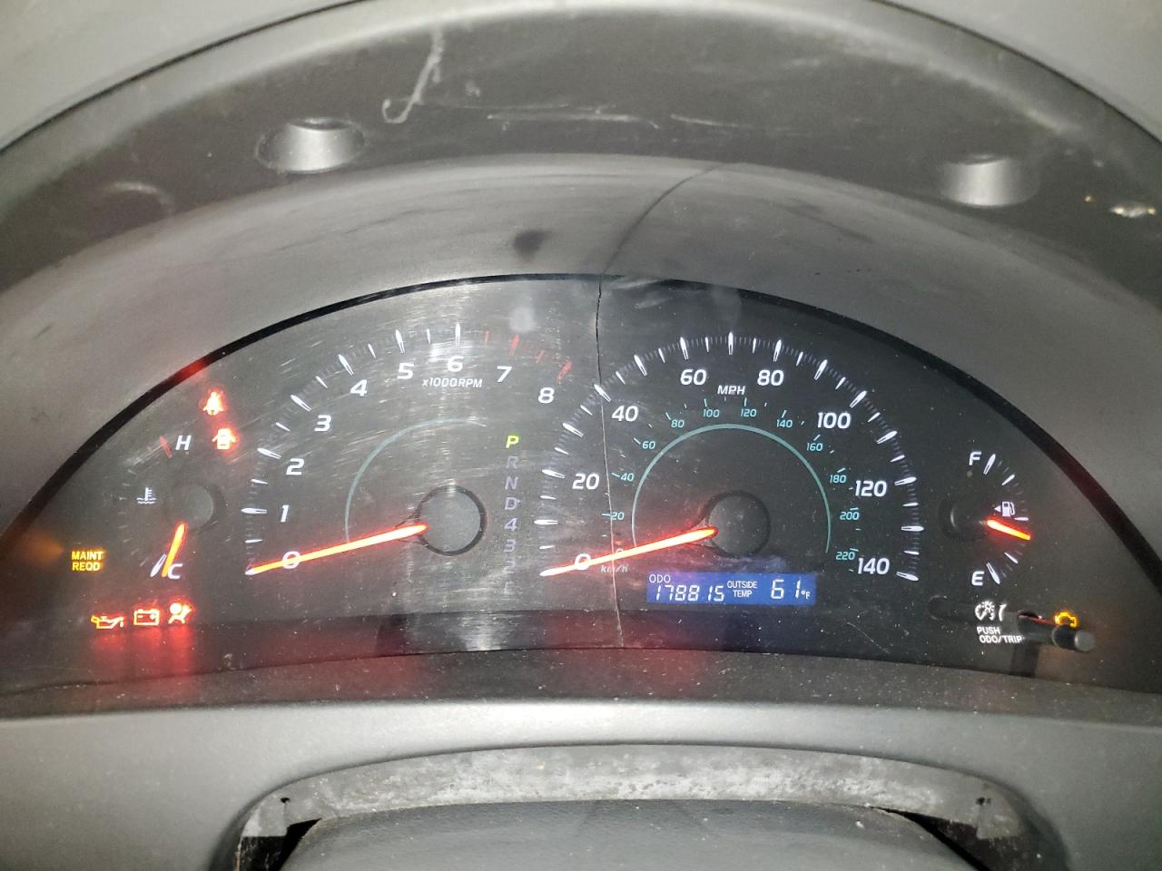 2007 Toyota Camry VIN 4T4BE46K67R010076 Copart auction photo, undercarriage / rear end damage thumbnail 9