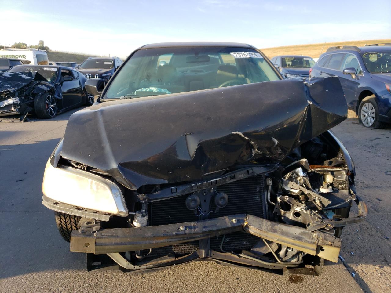 2002 Honda Accord VIN 3HGCG56472G707211 Copart auction photo, front end / side damage thumbnail 5