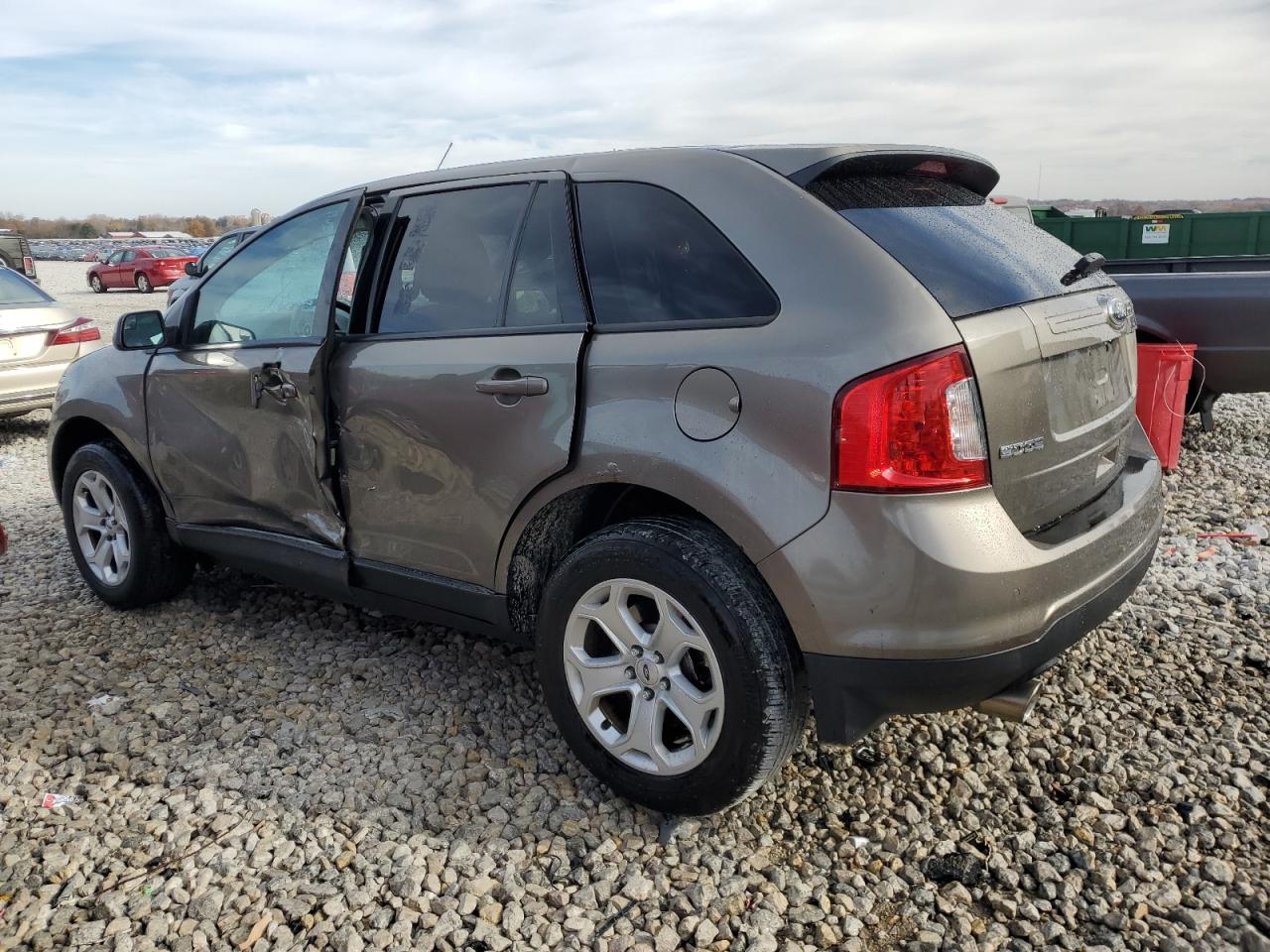 2013 Ford Edge VIN 2FMDK3JC5DBA49653 Copart auction photo, side damage thumbnail 2