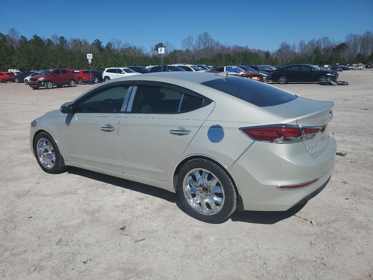 2017 Hyundai Elantra VIN 5NPD84LF9HH029125 Copart auction photo, side damage thumbnail 2
