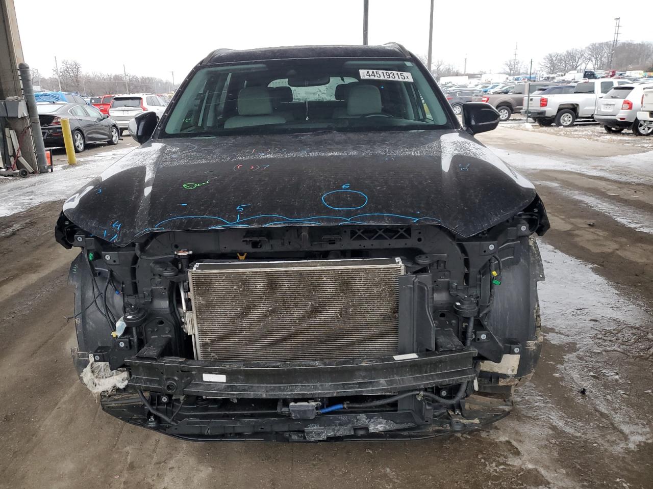 2020 Hyundai Palisade VIN KM8R3DHE3LU105338 Copart auction photo, front end damage thumbnail 5