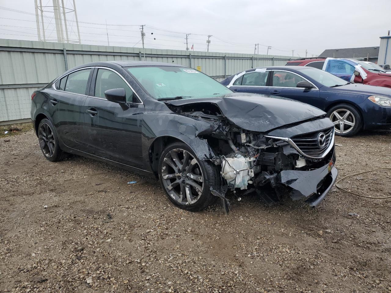 2015 Mazda 6 VIN JM1GJ1V54F1199028 Copart auction photo, front end damage thumbnail 4