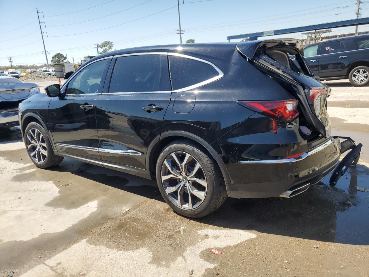 2023 Acura MDX VIN 5J8YE1H46PL036867 Copart auction photo, rear end / side damage thumbnail 2