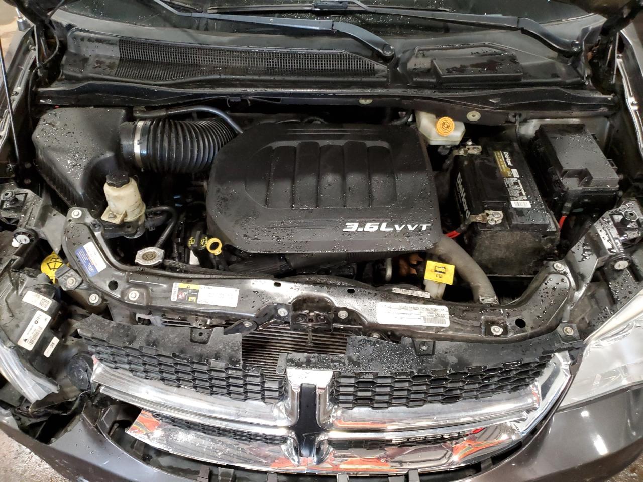 2016 Dodge Caravan VIN 2C4RDGBG0GR354132 Copart auction photo, front end / side damage thumbnail 12