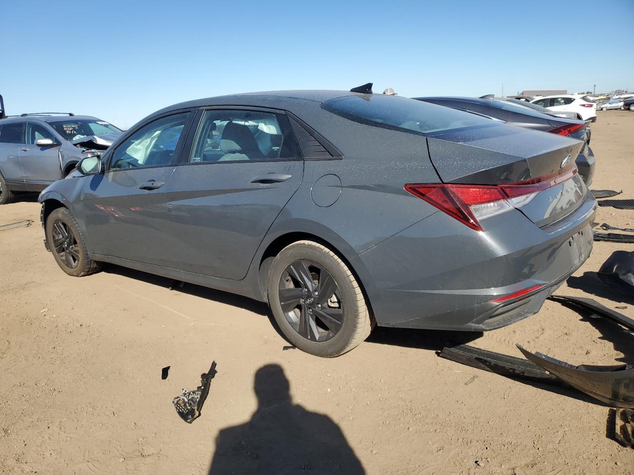 2023 Hyundai Elantra VIN KMHLM4AG7PU607712 Copart auction photo, front end damage thumbnail 2