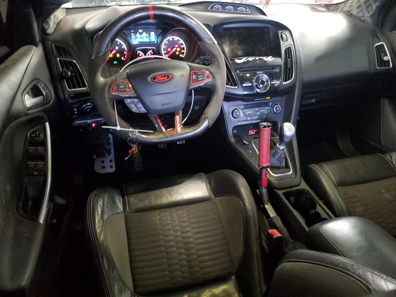 2017 Ford Focus VIN 1FADP3L94HL238412 Copart auction photo, front end / side damage thumbnail 8