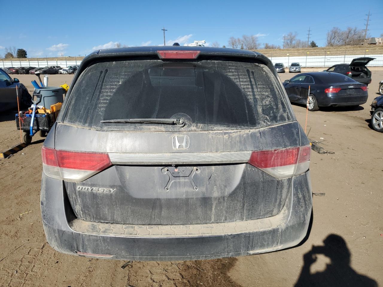 2015 Honda Odyssey VIN 5FNRL5H60FB122243 Copart auction photo, front end damage thumbnail 6