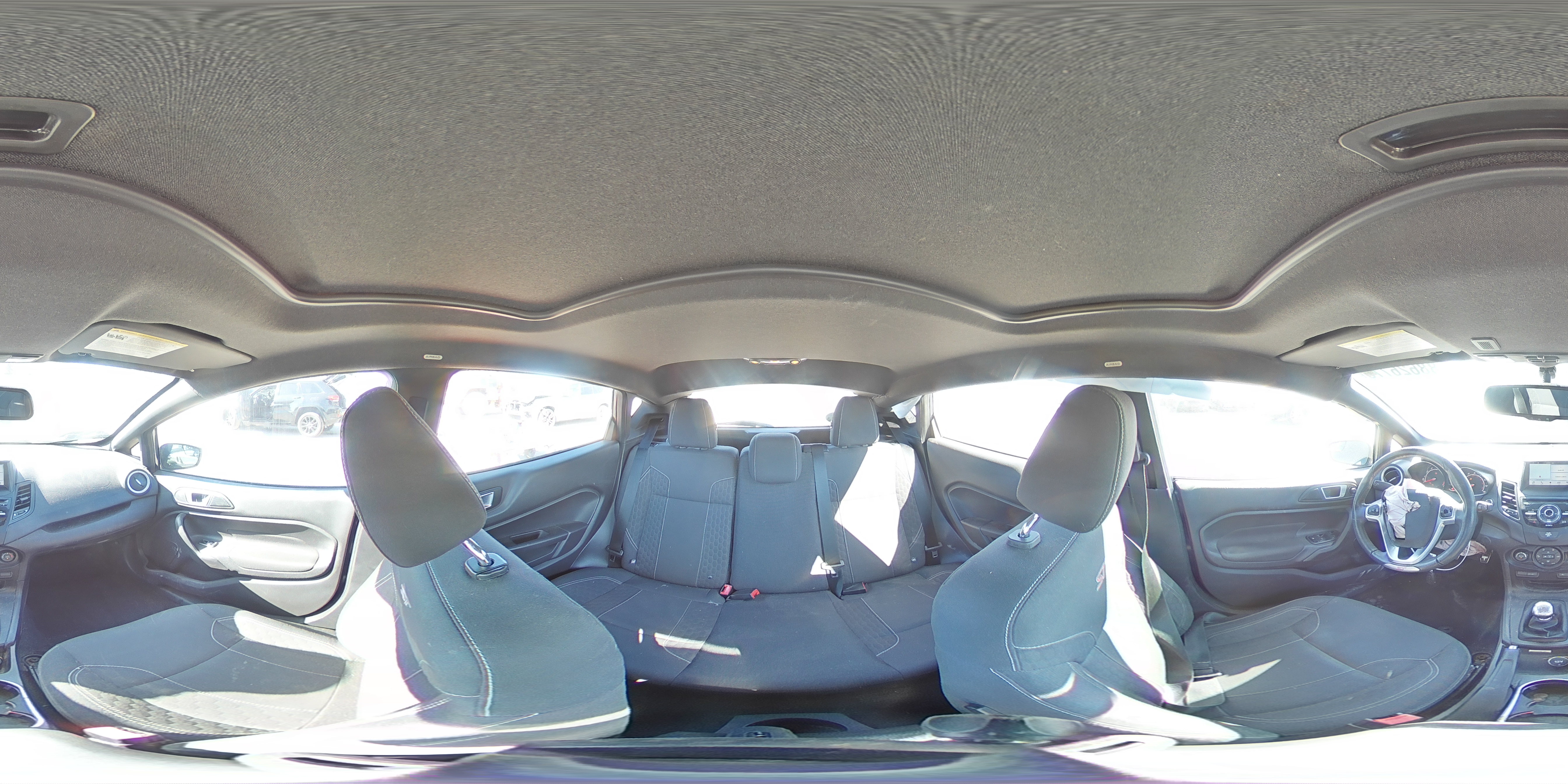 2016 Ford Fiesta VIN 3FADP4GX1GM126629 Copart auction photo, front end damage thumbnail 12