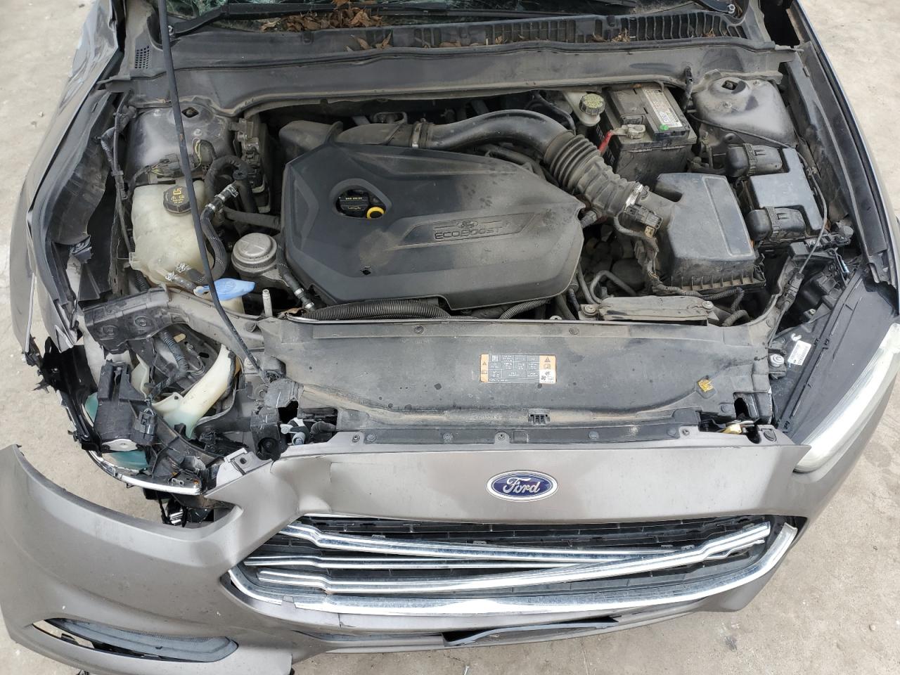 2013 Ford Fusion VIN 3FA6P0HR6DR273058 Copart auction photo, front end / side damage thumbnail 11