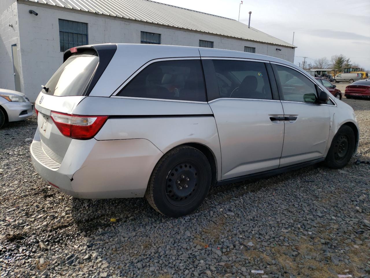 2012 Honda Odyssey VIN 5FNRL5H27CB061269 Copart auction photo, side / front end damage thumbnail 3