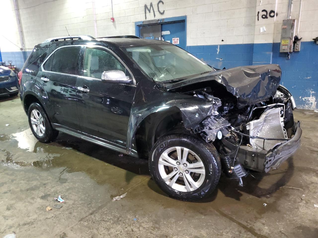 2010 Chevrolet Equinox VIN 2CNFLNEW9A6216011 Copart auction photo, front end / side damage thumbnail 4