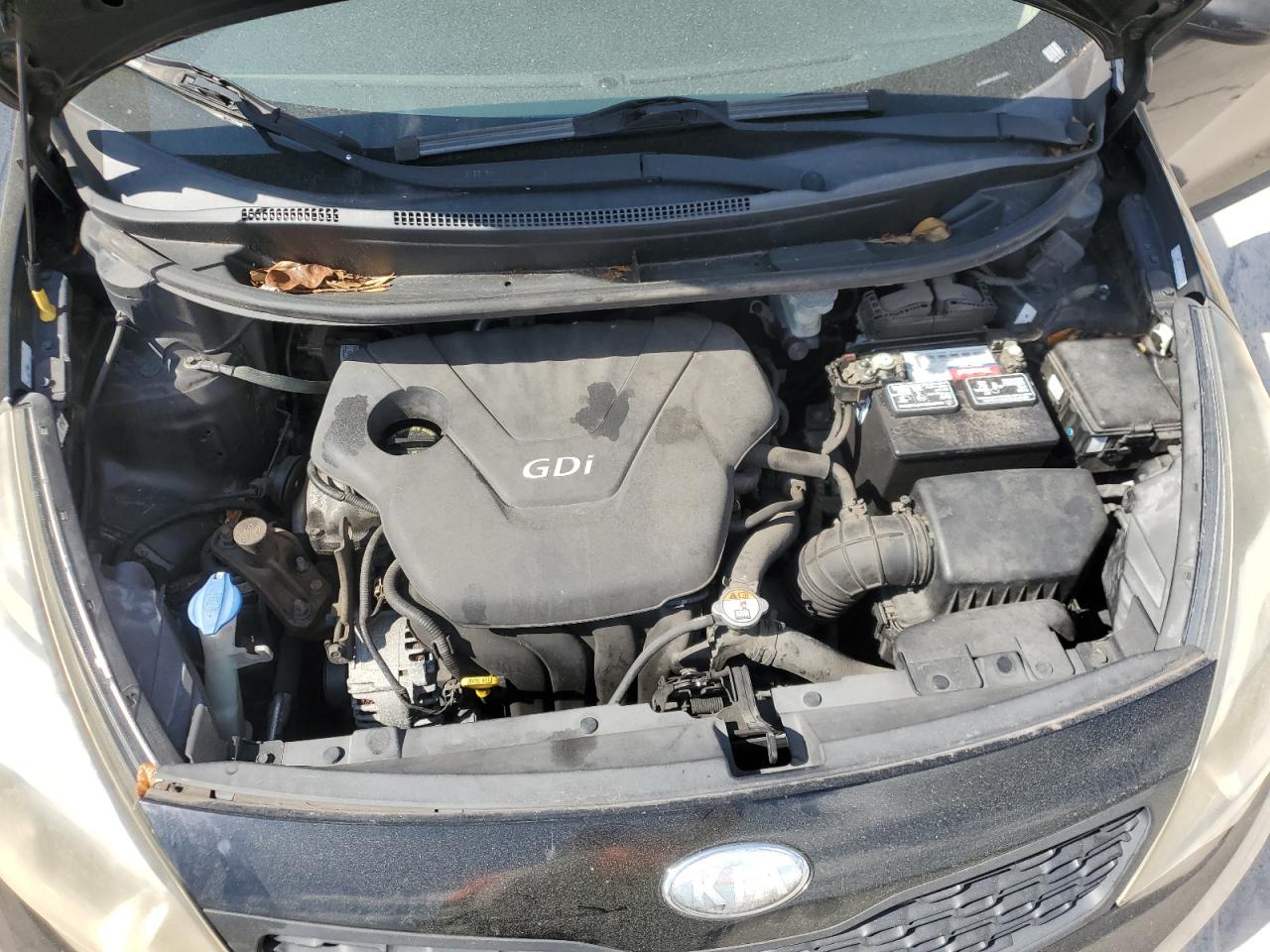 2013 KIA Rio VIN KNADM4A33D6259863 Copart auction photo, mechanical damage thumbnail 11