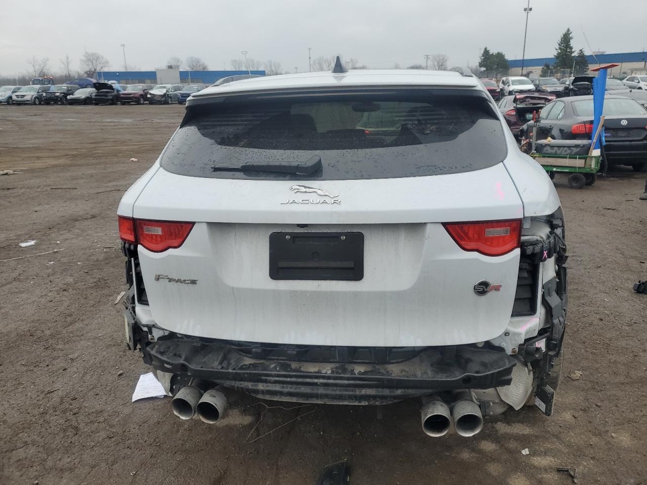 2020 Jaguar F-Pace VIN SADCZ2EE0LA617498 Copart auction photo, all over damage thumbnail 6