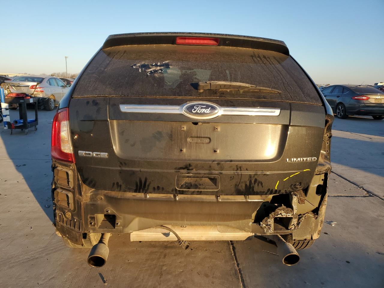 2014 Ford Edge VIN 2FMDK3KC8EBA58508 Copart auction photo, rear end damage thumbnail 6
