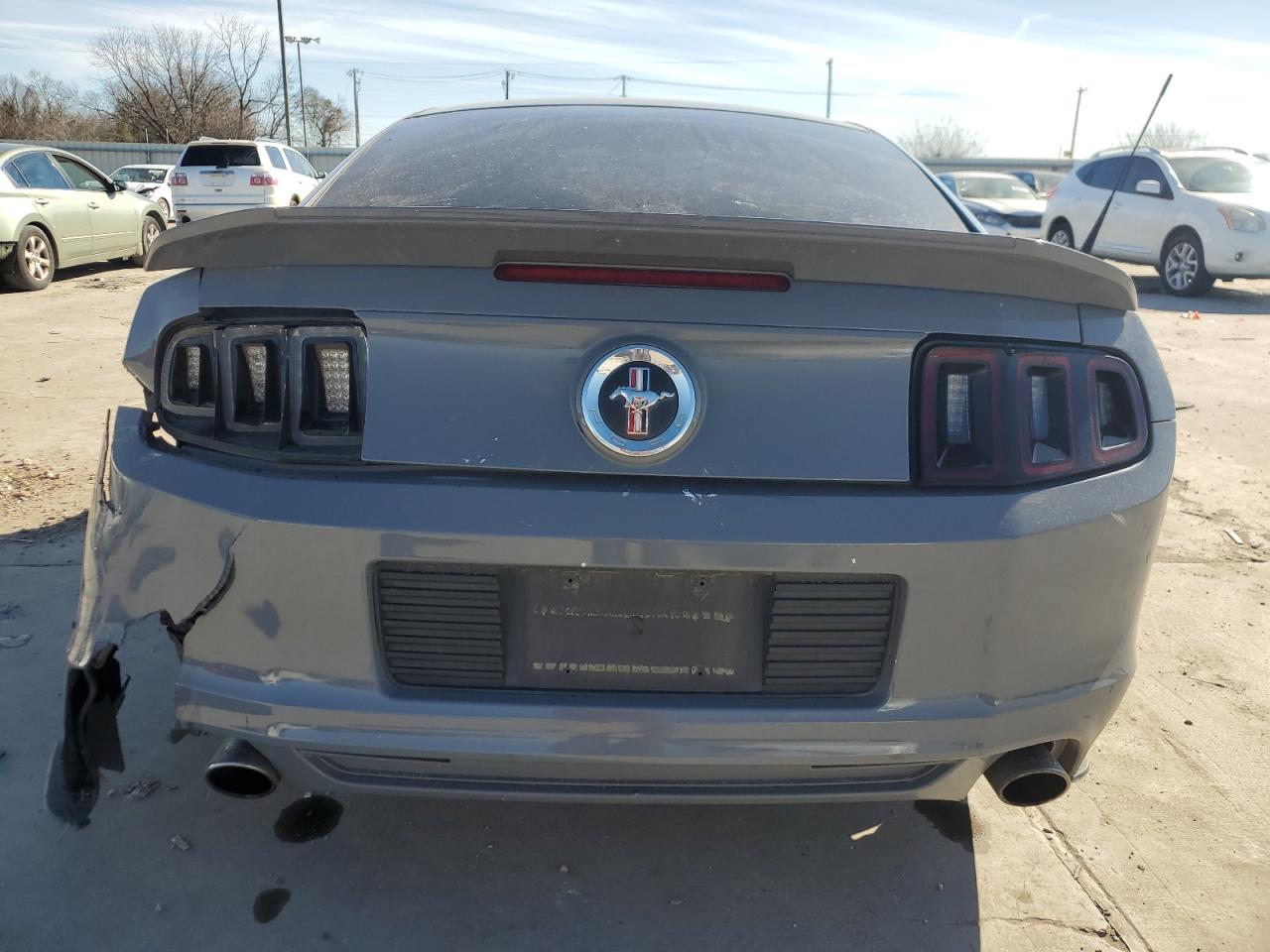 2013 Ford Mustang VIN 1ZVBP8AM1D5281817 Copart auction photo, all over damage thumbnail 6
