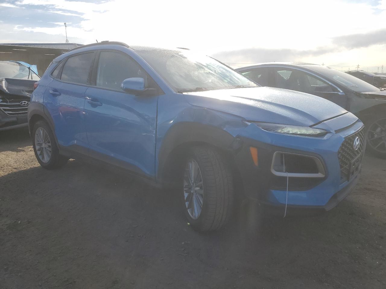 2018 Hyundai Kona VIN KM8K2CAA8JU152223 Copart auction photo, rear end / front end damage thumbnail 4