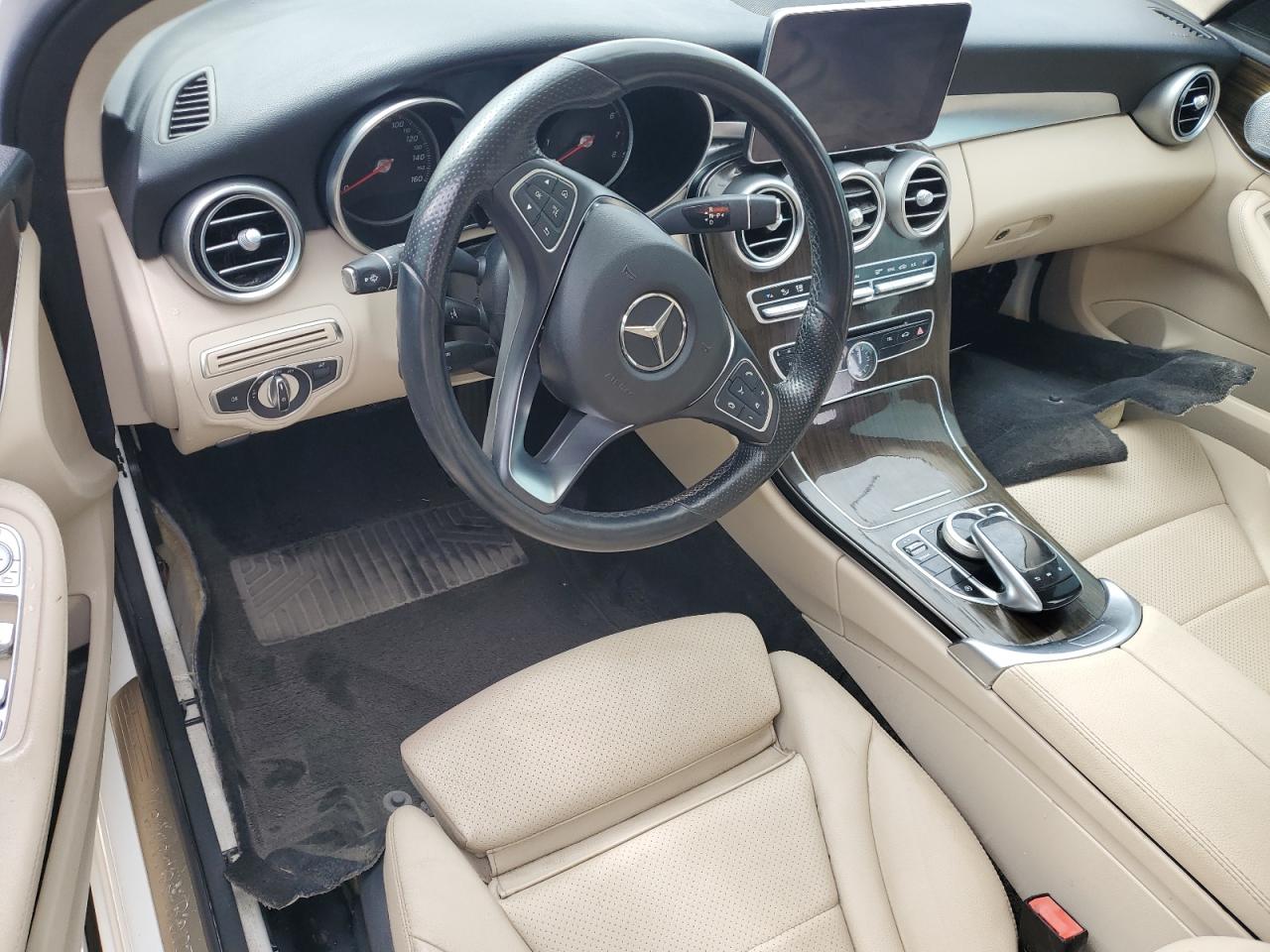 2018 Mercedes-Benz C-klasse VIN WDDWF4KB7JR349044 Copart auction photo, water/flood damage thumbnail 8