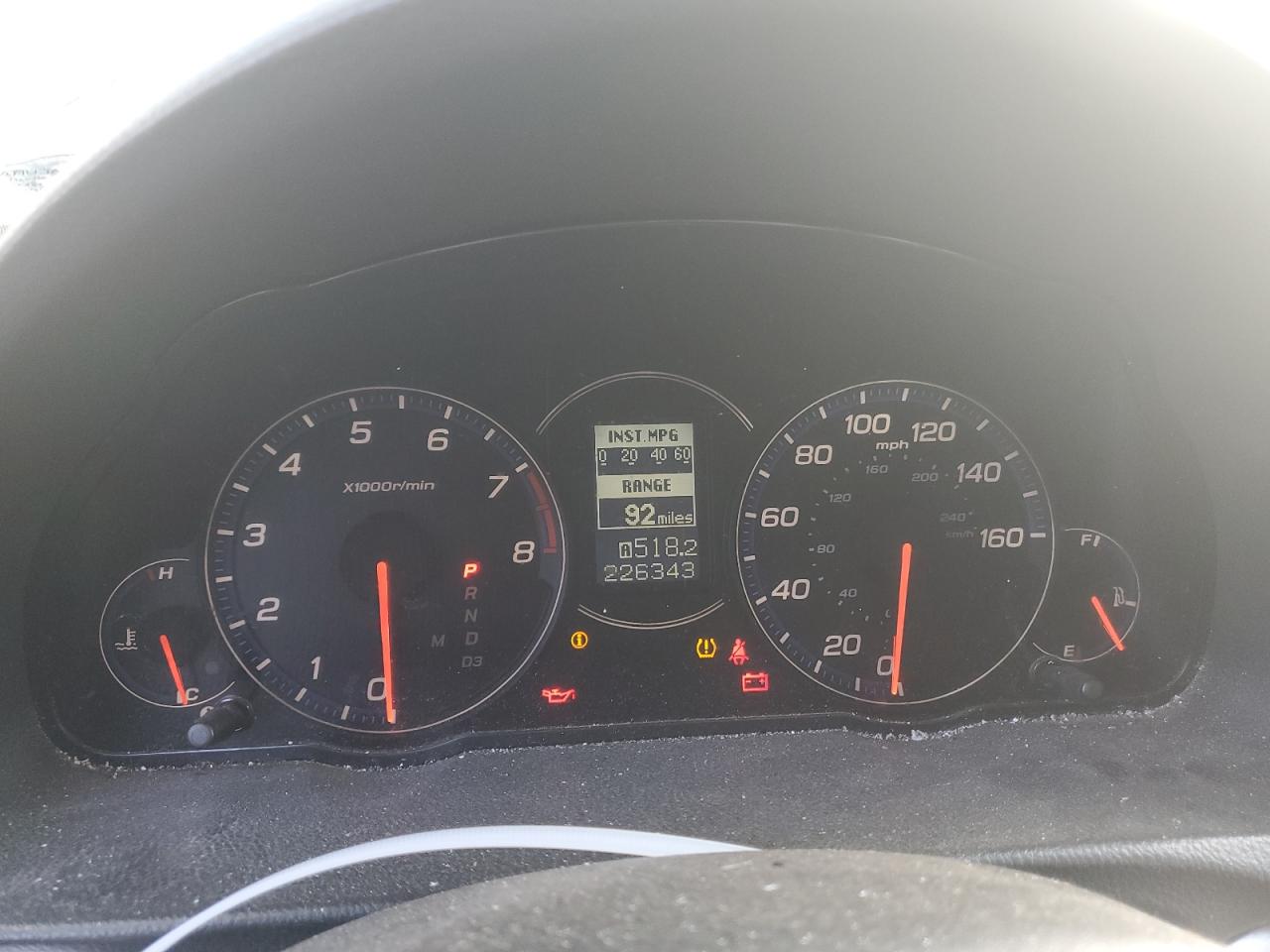 2007 Acura TSX VIN JH4CL96937C003447 Copart auction photo, undercarriage / minor dent/scratches damage thumbnail 9