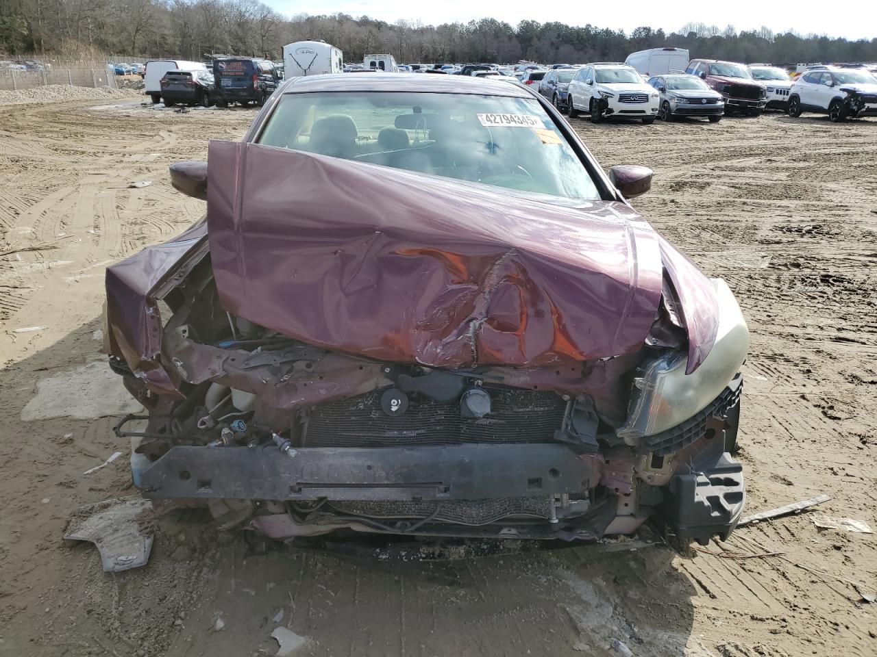 2009 Honda Accord VIN 1HGCP26359A189422 Copart auction photo, front end / all over damage thumbnail 5