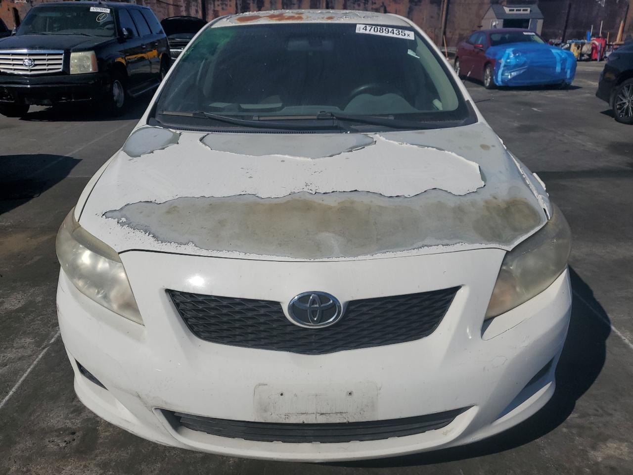 2010 Toyota Corolla VIN JTDBU4EE1AJ081563 Copart auction photo, side / stripped damage thumbnail 5