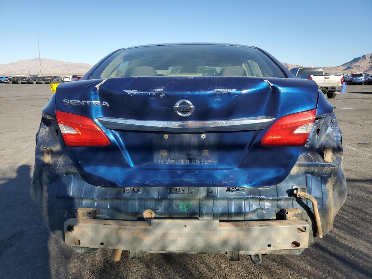 2018 Nissan Sentra VIN 3N1AB7AP6JY231305 Copart auction photo, rear end damage thumbnail 6