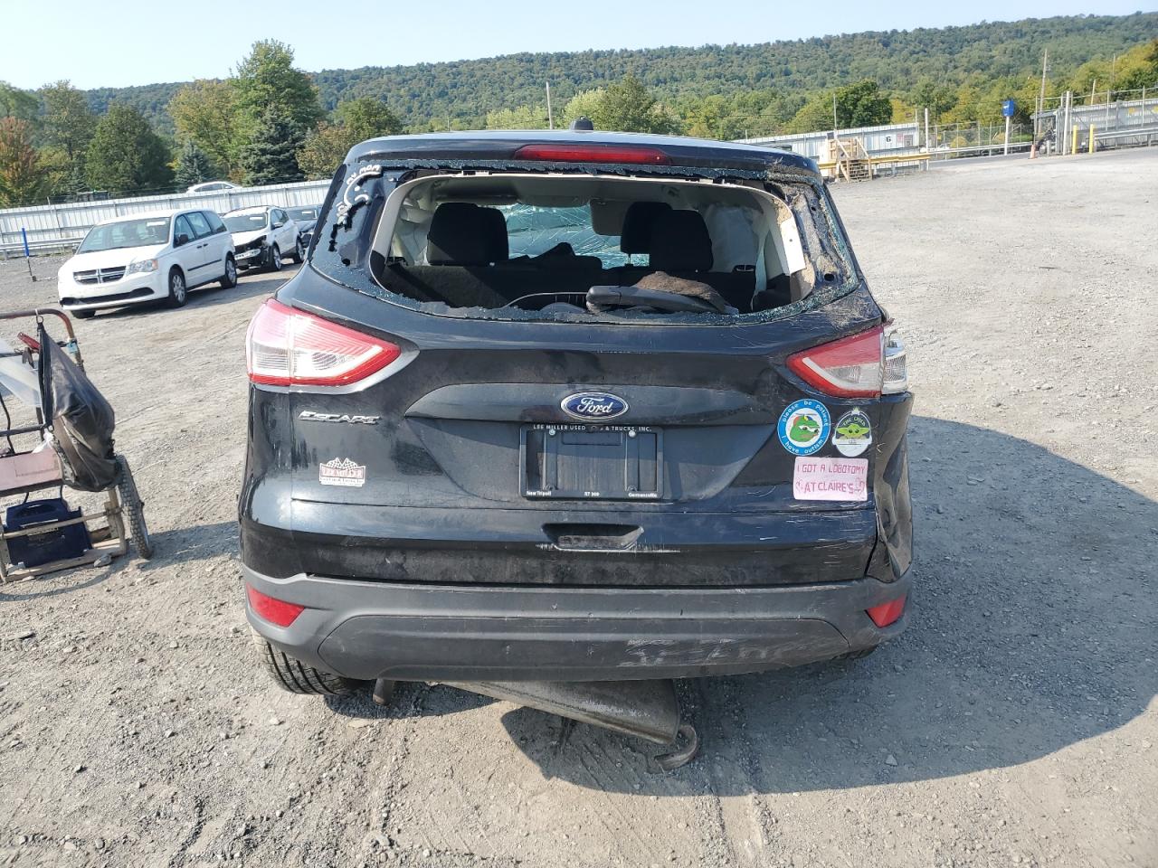 2015 Ford Escape VIN 1FMCU0F76FUB34918 Copart auction photo, all over damage thumbnail 6