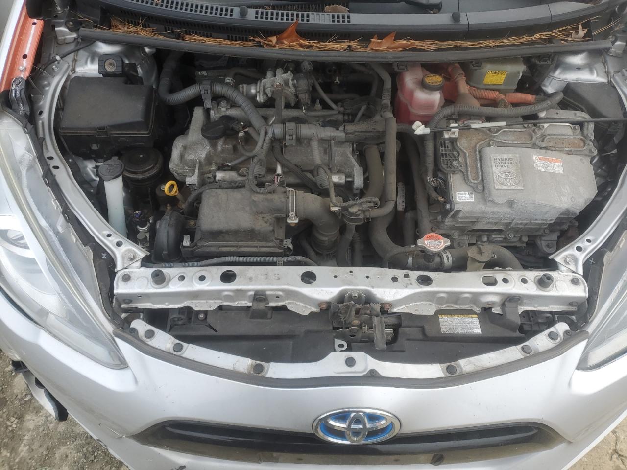 2015 Toyota Prius VIN JTDKDTB36F1114867 Copart auction photo, front end / all over damage thumbnail 11