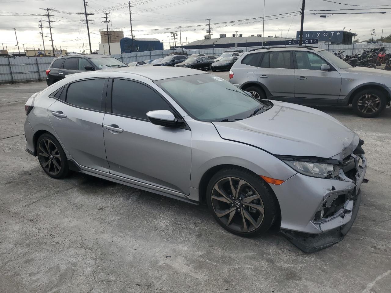 2019 Honda Civic VIN SHHFK7H45KU421624 Copart auction photo, front end damage thumbnail 4