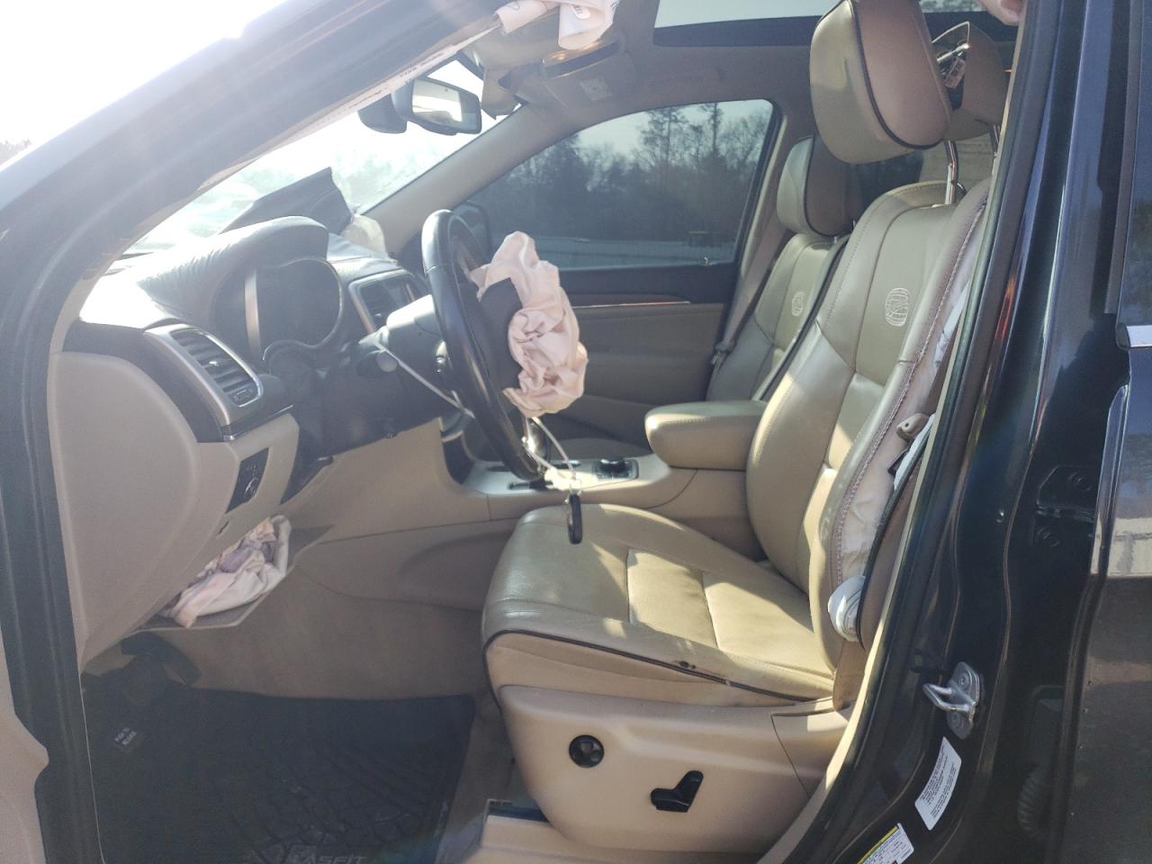 2014 Jeep Grand Cherokee VIN 1C4RJFCT2EC265022 Copart auction photo, front end damage thumbnail 7