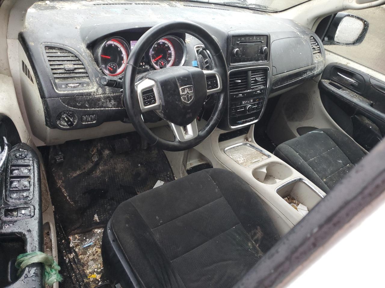 2012 Dodge Caravan VIN 2C4RDGDGXCR113945 Copart auction photo, side damage thumbnail 8