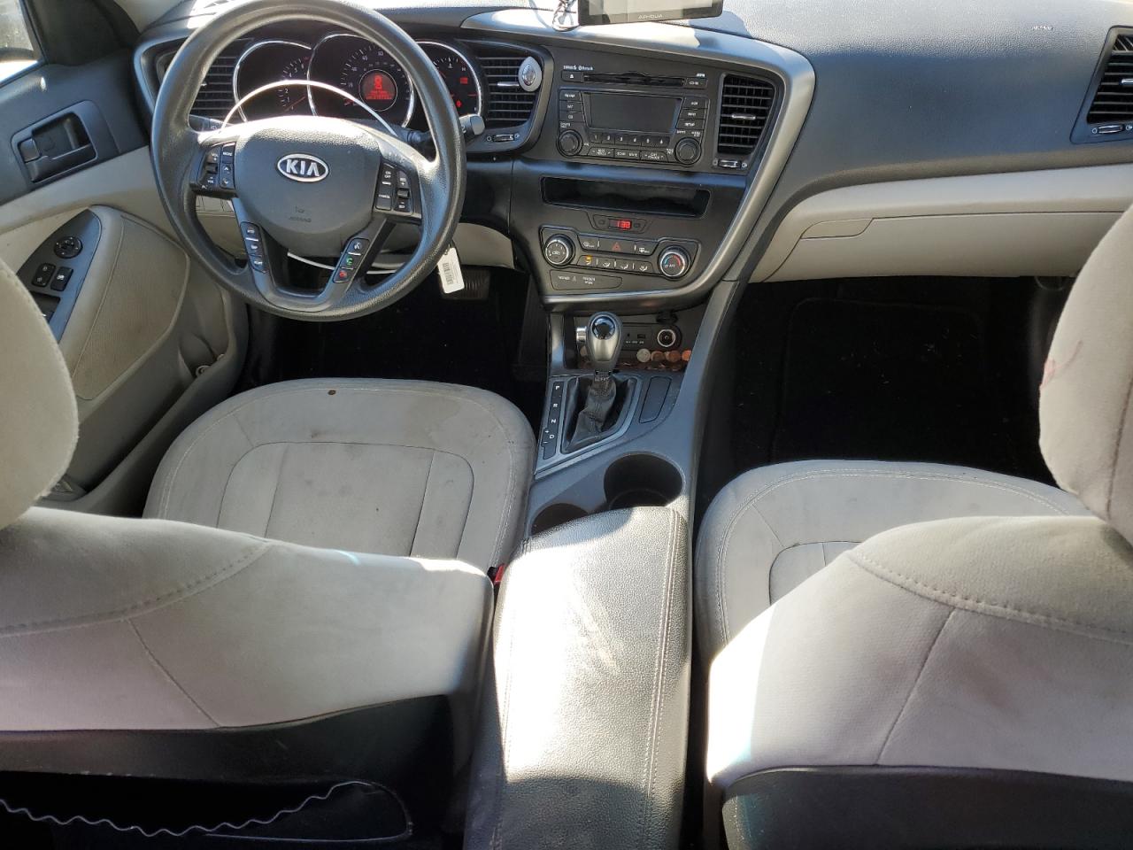 2011 KIA Optima VIN KNAGM4A74B5068763 Copart auction photo, front end damage thumbnail 8