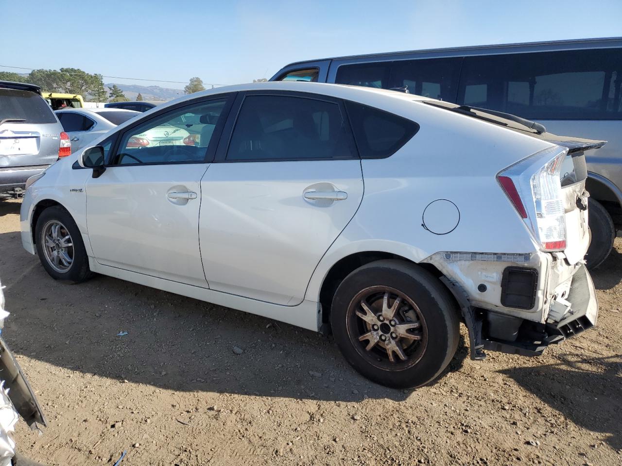 2010 Toyota Prius VIN JTDKN3DU9A0215726 Copart auction photo, rear end / side damage thumbnail 2