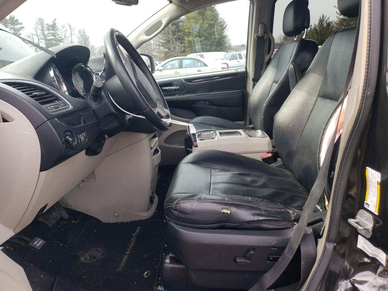 2014 Chrysler Town & Country VIN 2C4RC1BG7ER338975 Copart auction photo, side / minor dent/scratches damage thumbnail 7