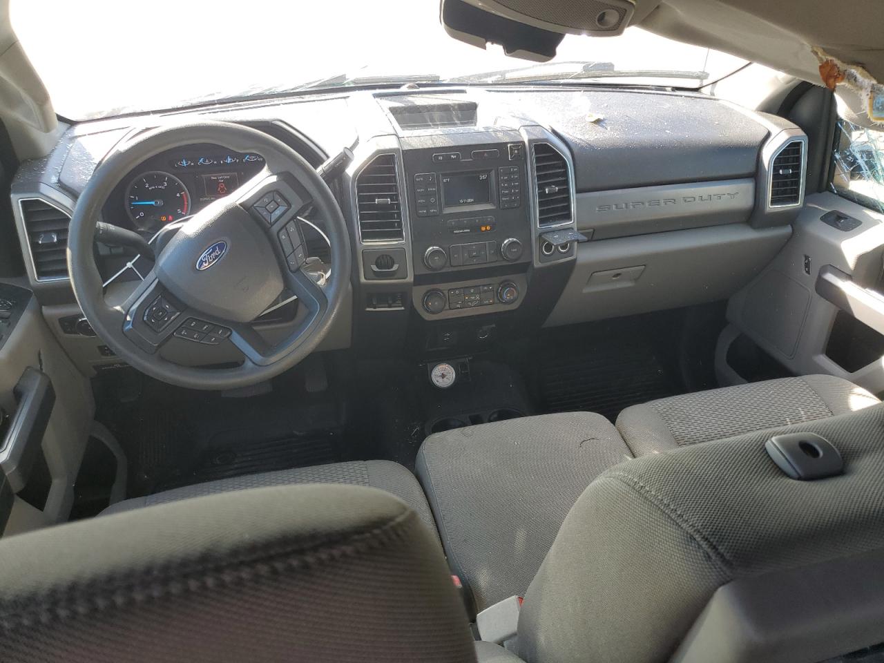 2019 Ford F350 VIN 1FT8W3CT4KEC44586 Copart auction photo, top/roof damage thumbnail 8