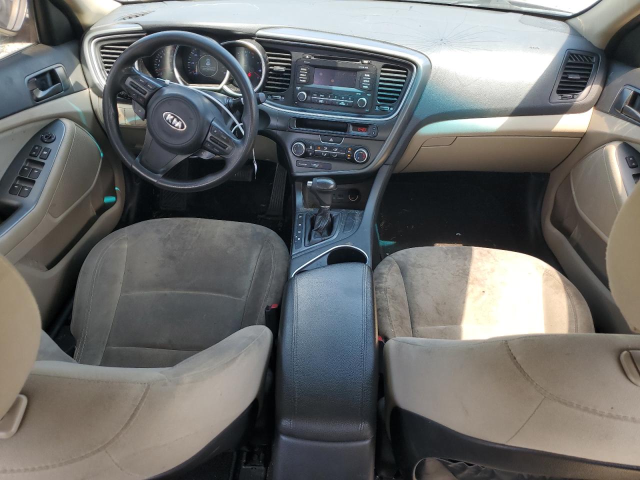 2015 KIA Optima VIN 5XXGM4A7XFG380168 Copart auction photo, front end / rear end damage thumbnail 8