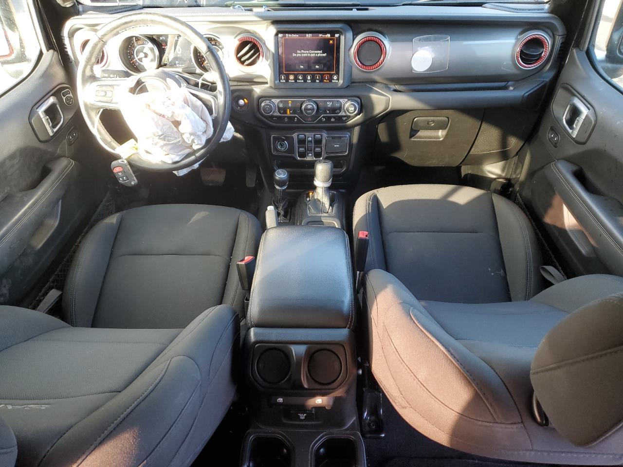 2021 Jeep Wrangler VIN 1C4HJXEN6MW589264 Copart auction photo, front end damage thumbnail 8