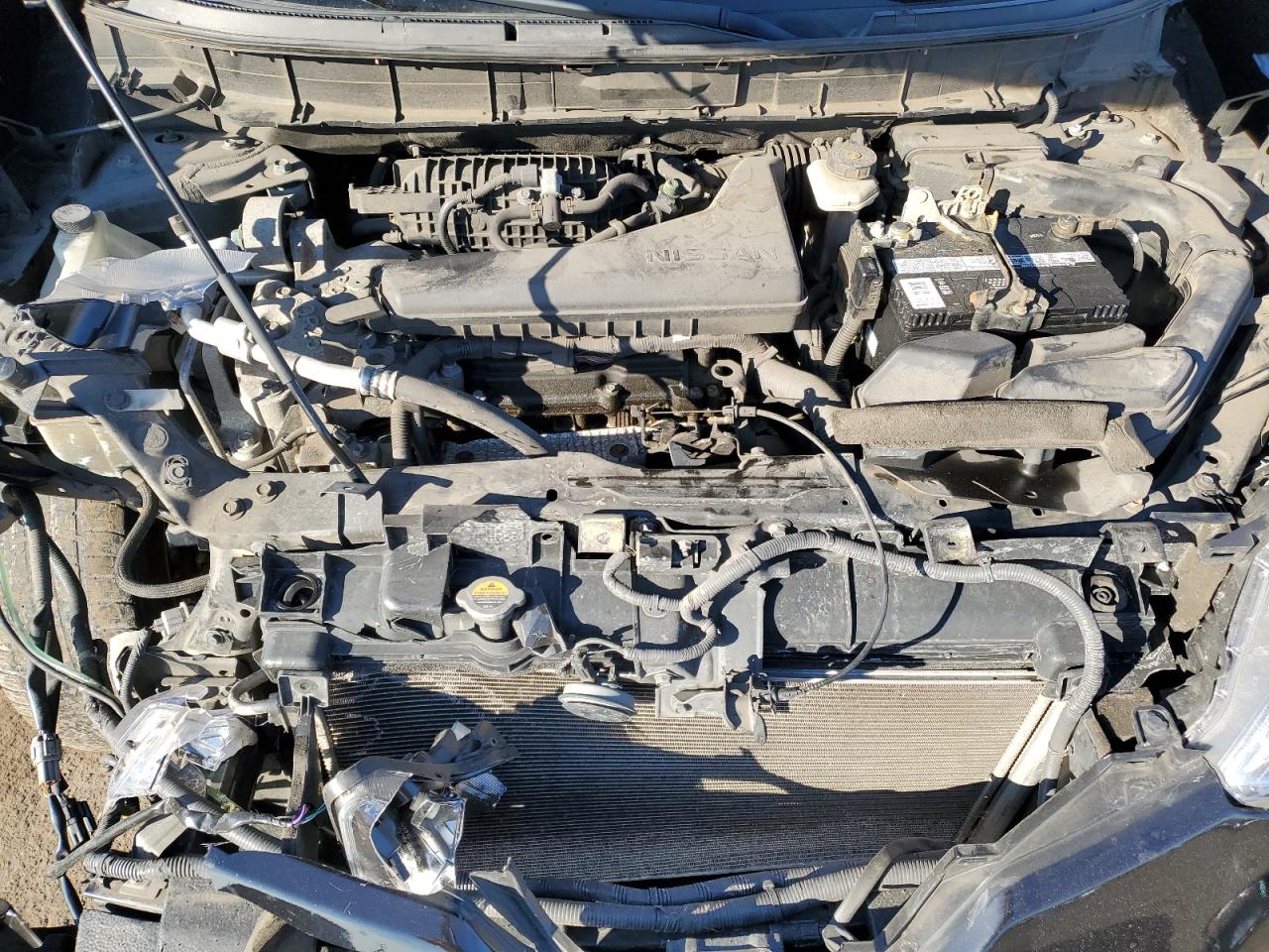 2014 Nissan Rogue VIN 5N1AT2MV2EC807974 Copart auction photo, front end / minor dent/scratches damage thumbnail 13