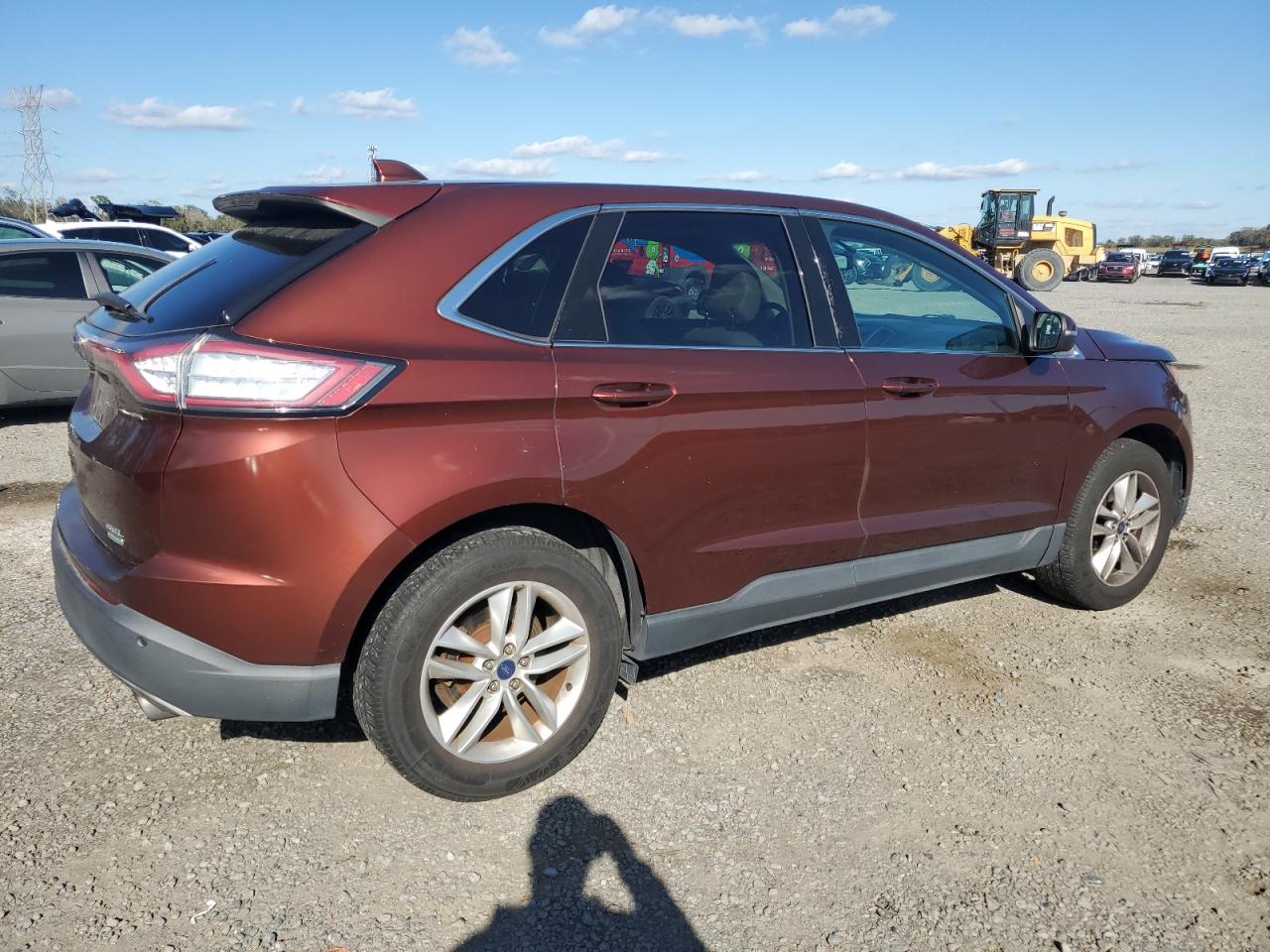 2015 Ford Edge VIN 2FMTK3J99FBB04186 Copart auction photo, front end damage thumbnail 3