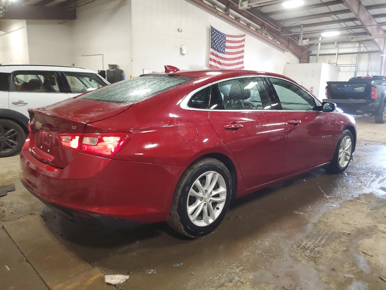 2017 Chevrolet Malibu VIN 1G1ZE5ST0HF239658 Copart auction photo, side / front end damage thumbnail 3