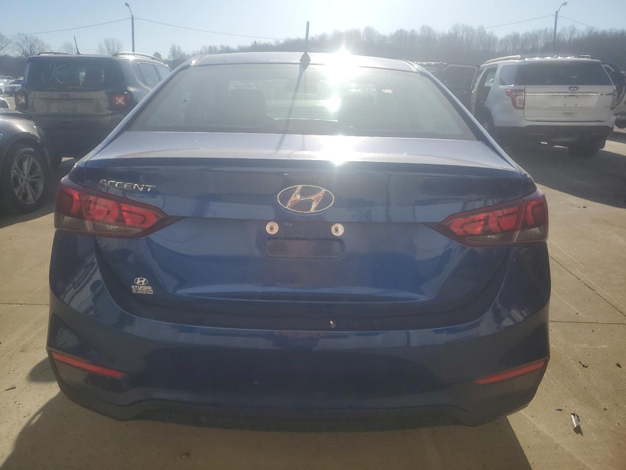 2022 Hyundai Accent VIN 3KPC24A6XNE167577 Copart auction photo, front end damage thumbnail 6