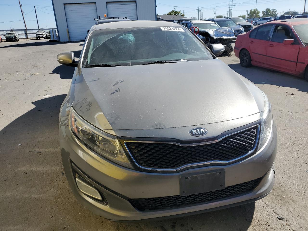 2015 KIA Optima VIN 5XXGM4A78FG428427 Copart auction photo, rear end damage thumbnail 5