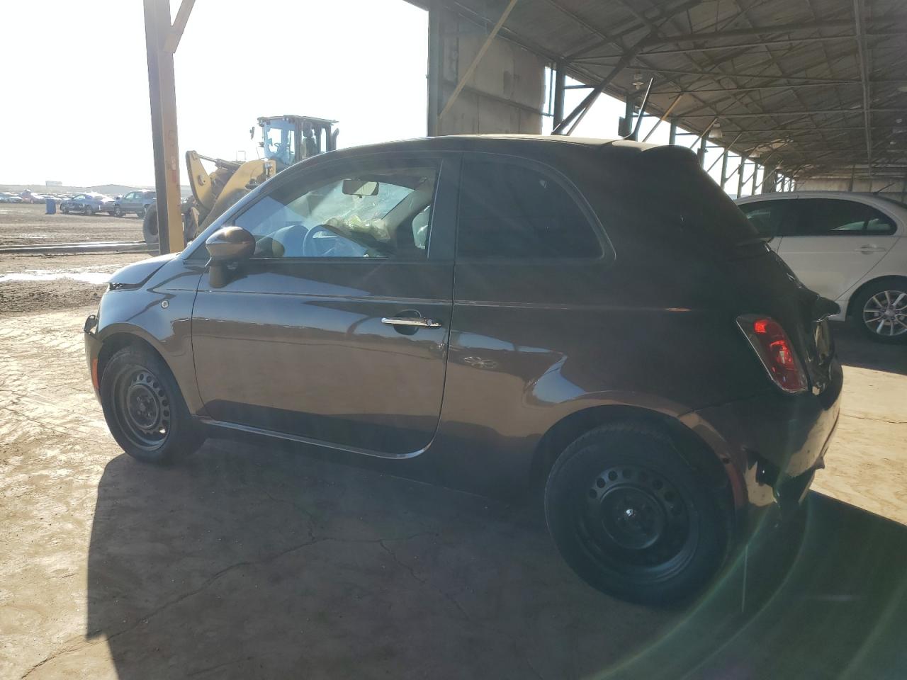 2012 Fiat 500 VIN 3C3CFFAR4CT194751 Copart auction photo, rear end / front end damage thumbnail 2
