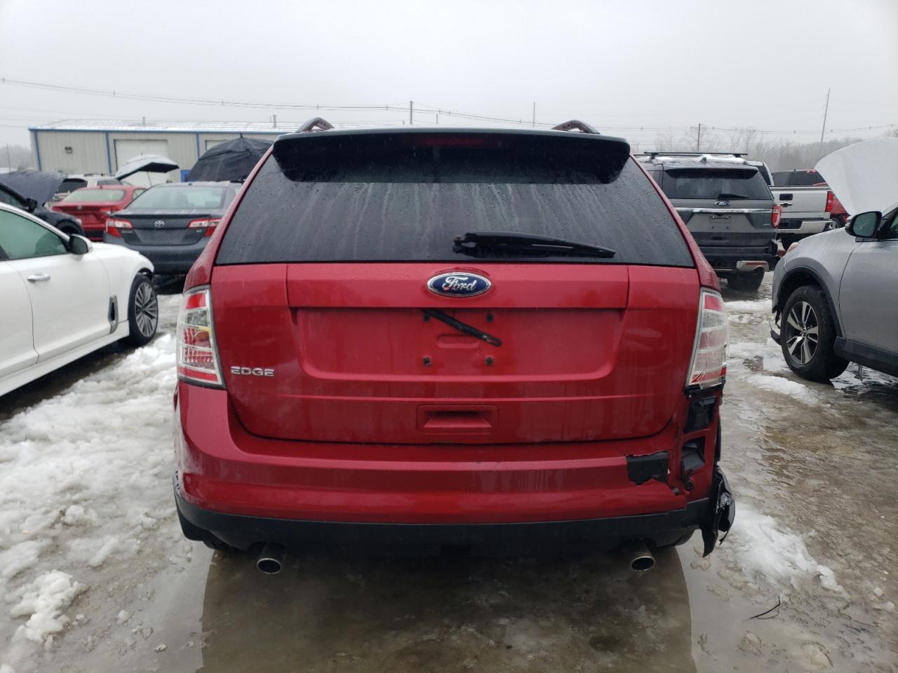 2009 Ford Edge VIN 2FMDK36C09BA49219 Copart auction photo, rear end / minor dent/scratches damage thumbnail 6