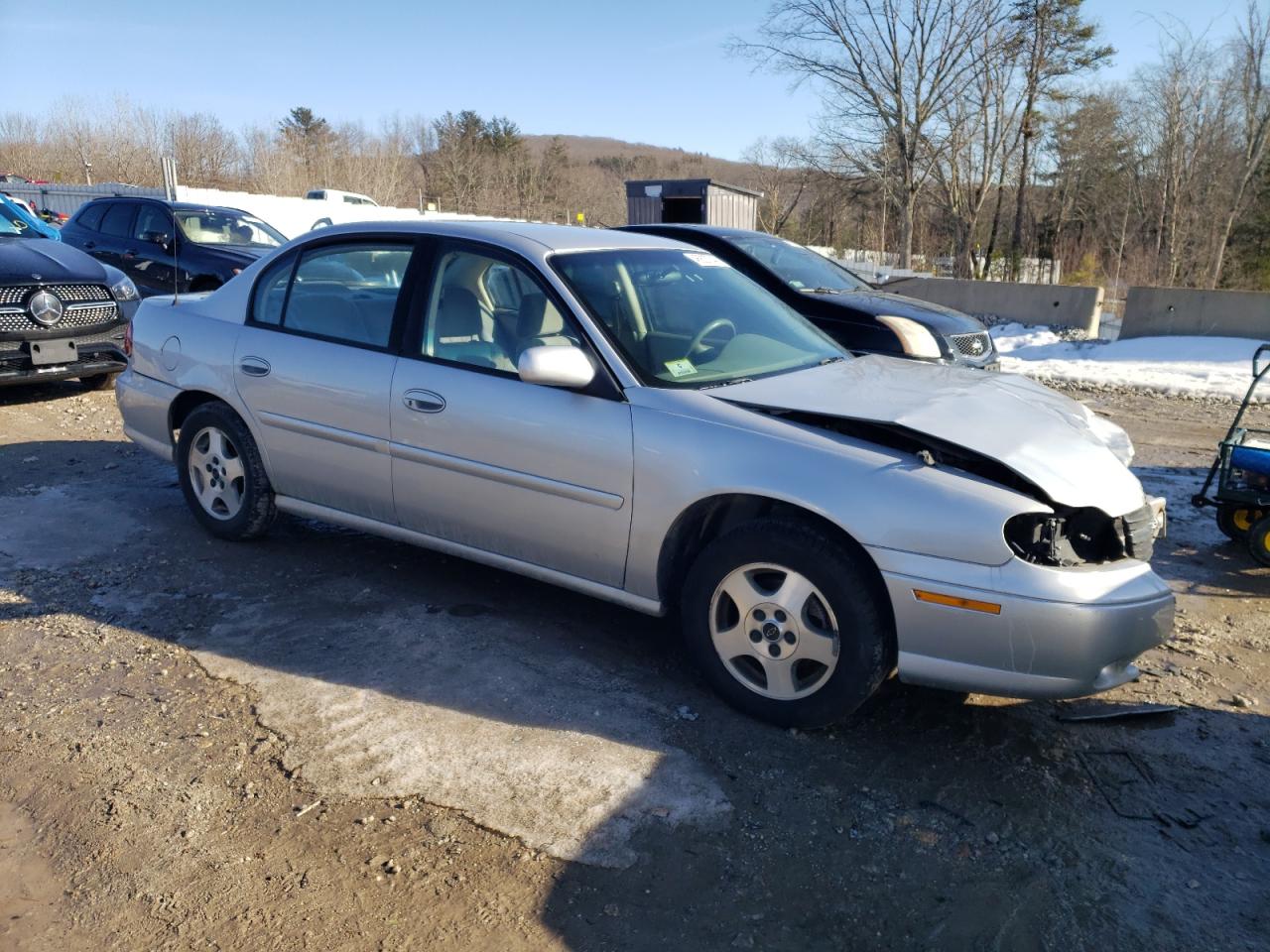 2003 Chevrolet Malibu VIN 1G1NE52J33M645029 Copart auction photo, front end / side damage thumbnail 4