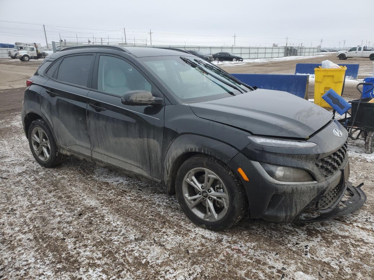 2023 Hyundai Kona VIN KM8K6CAB4PU947453 Copart auction photo, front end damage thumbnail 4