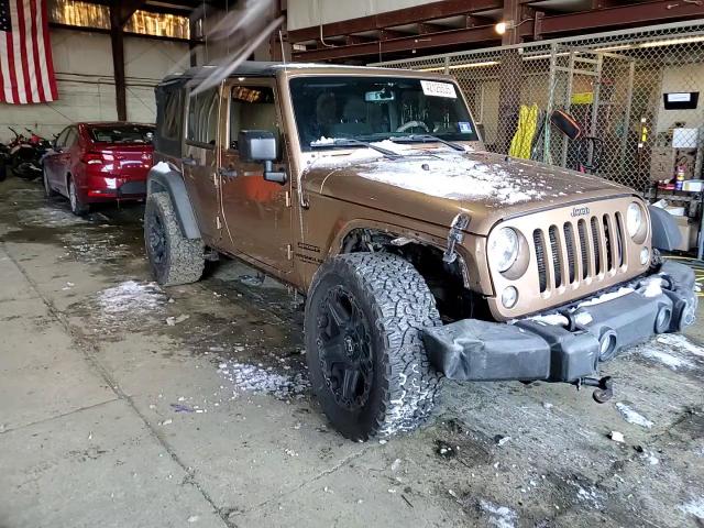 2015 Jeep Wrangler VIN 1C4BJWDG9FL614309 Copart auction photo, mechanical / side damage thumbnail 12