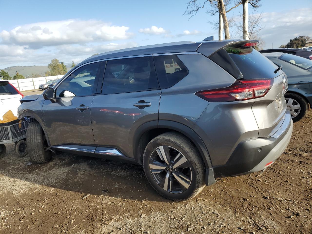 2021 Nissan Rogue VIN JN8AT3CA1MW020055 Copart auction photo, front end / undercarriage damage thumbnail 2